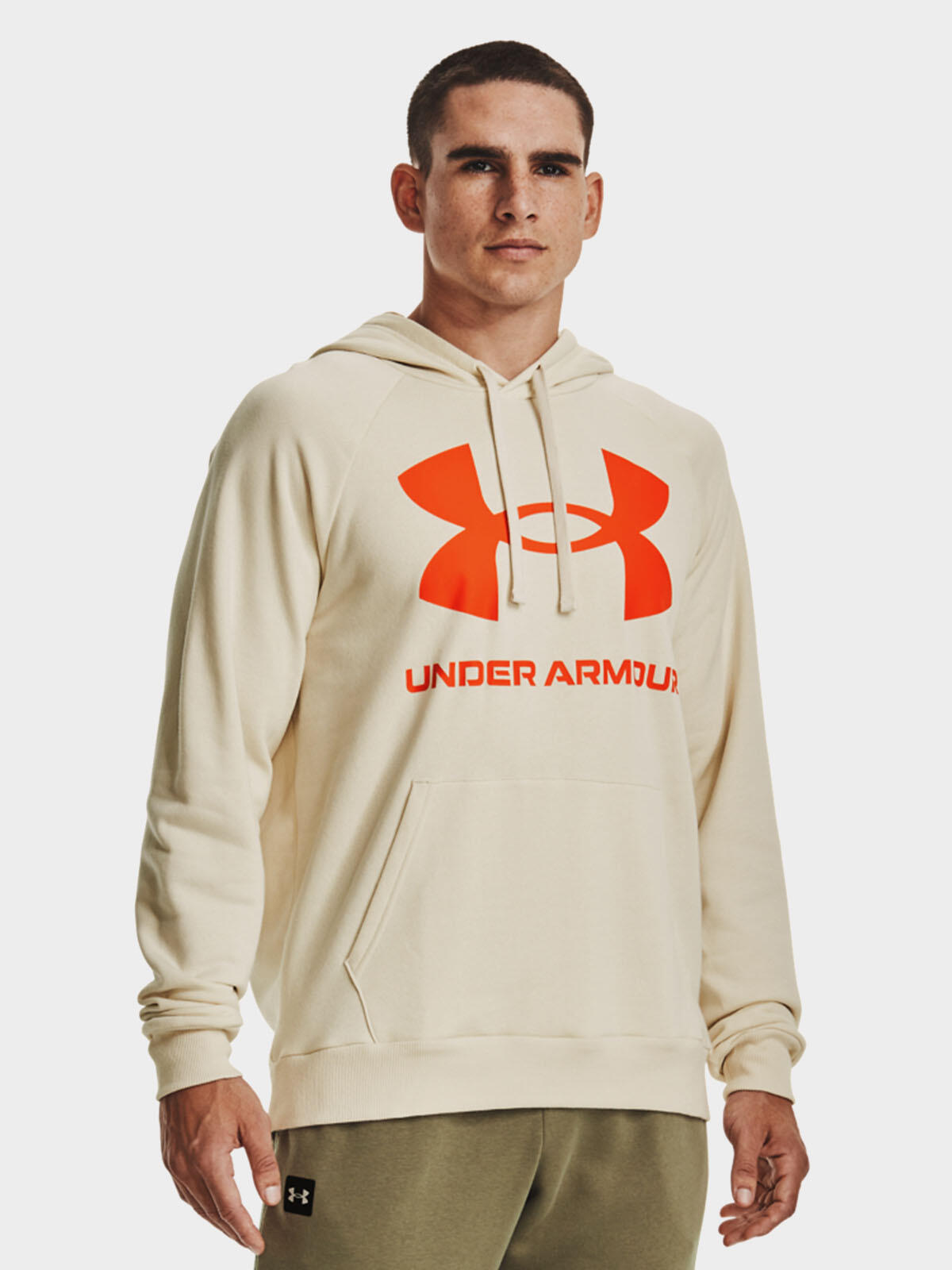 Bluza fitness męska UNDER ARMOUR Rival Fleece z kapturem 2/7