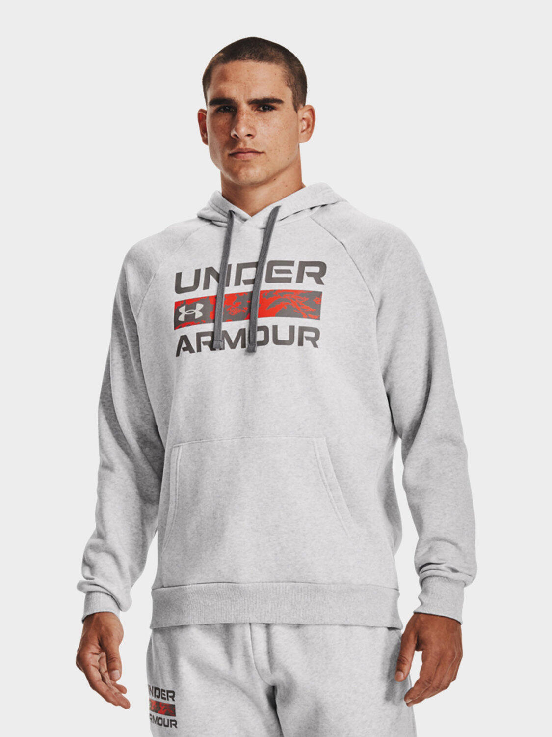 Bluza fitness męska UNDER ARMOUR RIVAL FLEECE z kapturem 2/7