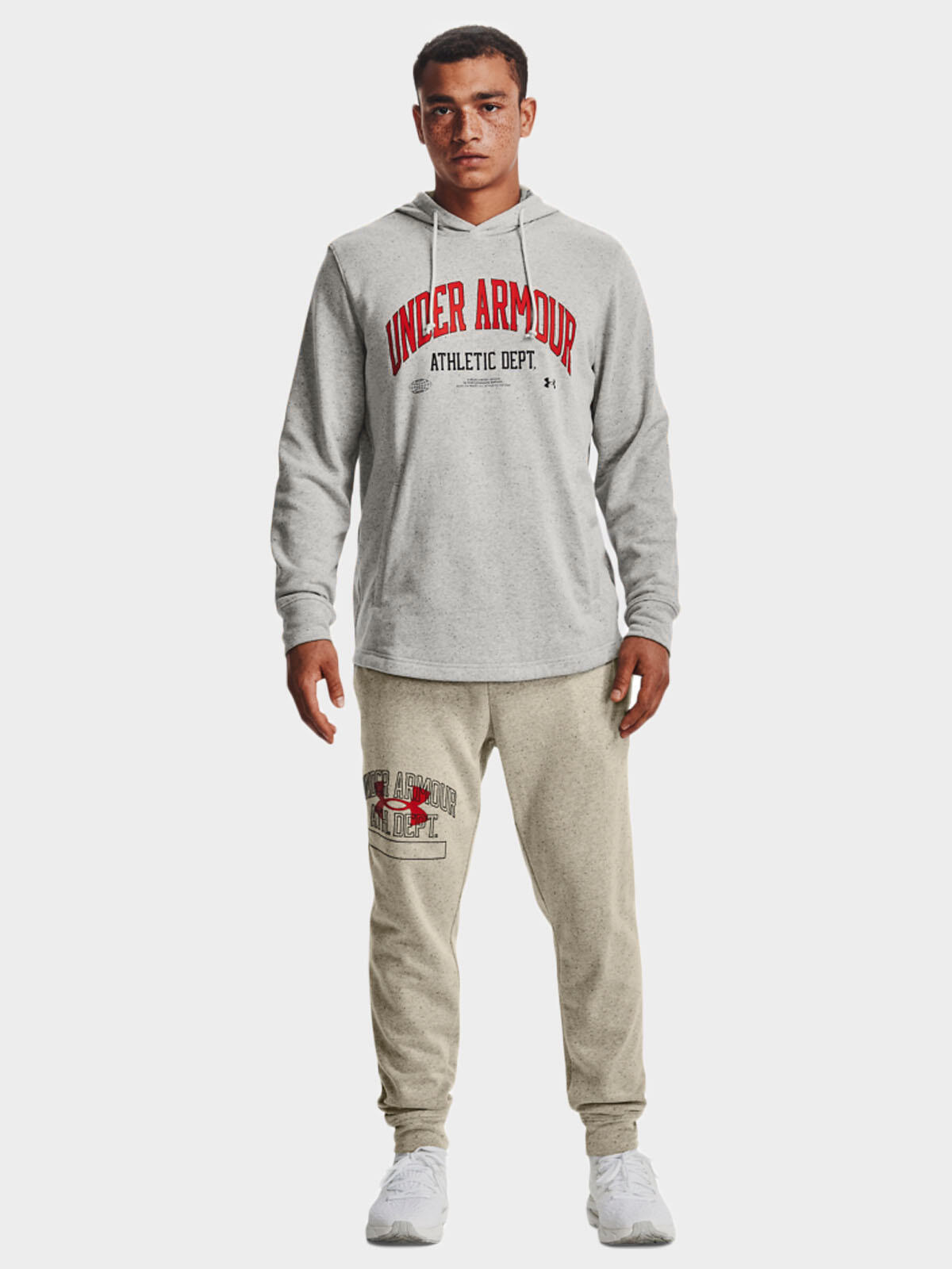 Bluza fitness męska UNDER ARMOUR Rival Athletic z kapturem 7/7