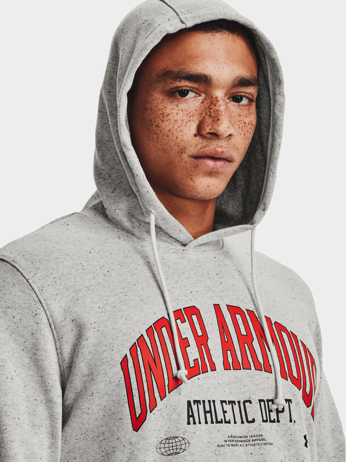 Bluza fitness męska UNDER ARMOUR Rival Athletic z kapturem 3/7
