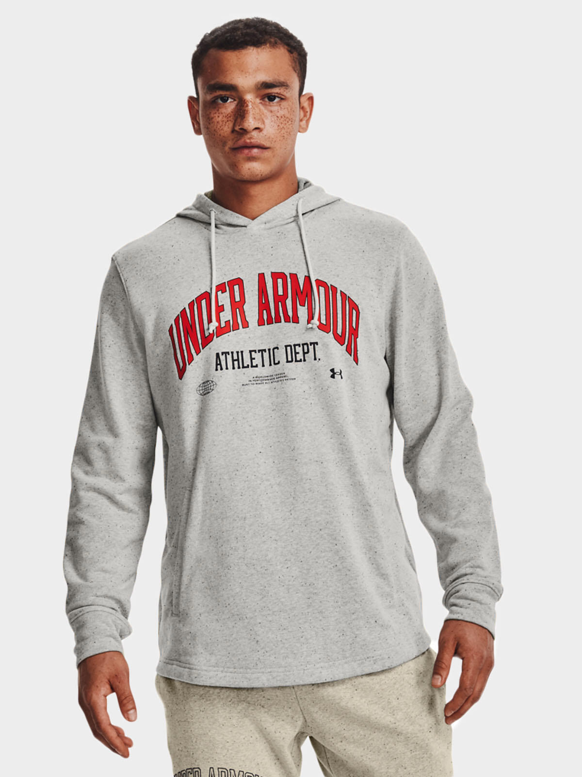 Bluza fitness męska UNDER ARMOUR Rival Athletic z kapturem 2/7