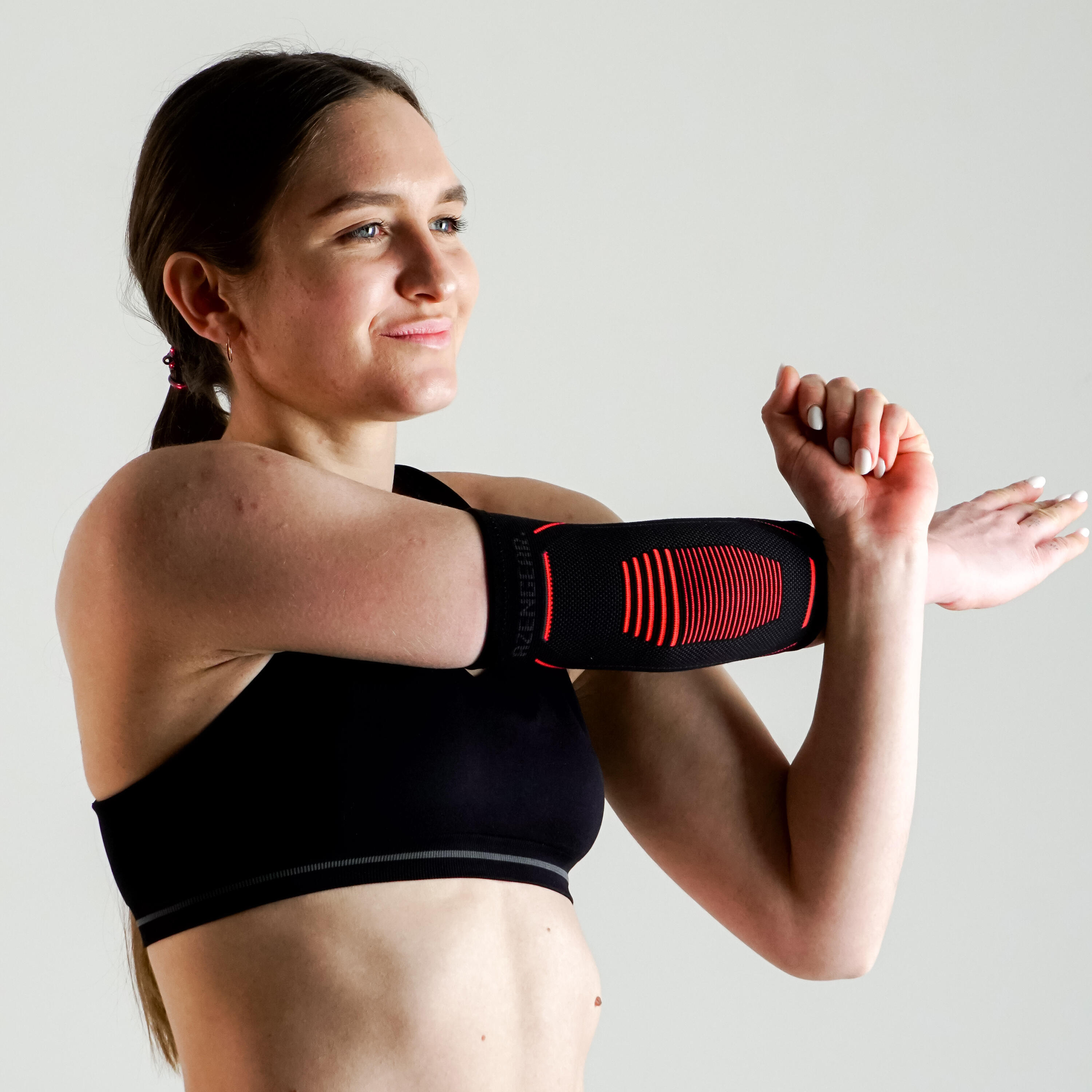 Elbow Support Compression Sleeve (Pair) for Instant Joint Pain Relief Arthritis 5/7