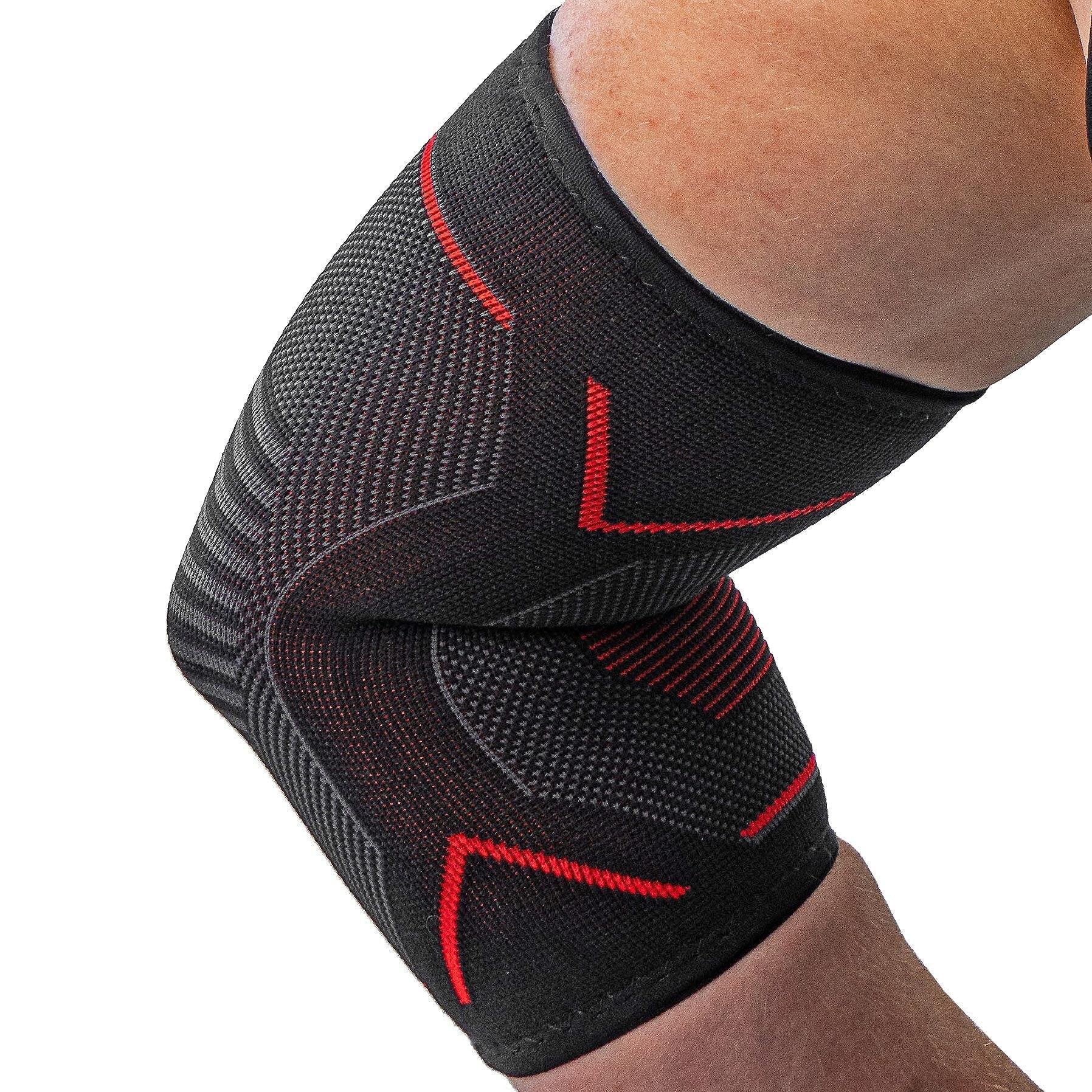 Elbow Support Compression Sleeve (Pair) for Instant Joint Pain Relief Arthritis 1/7