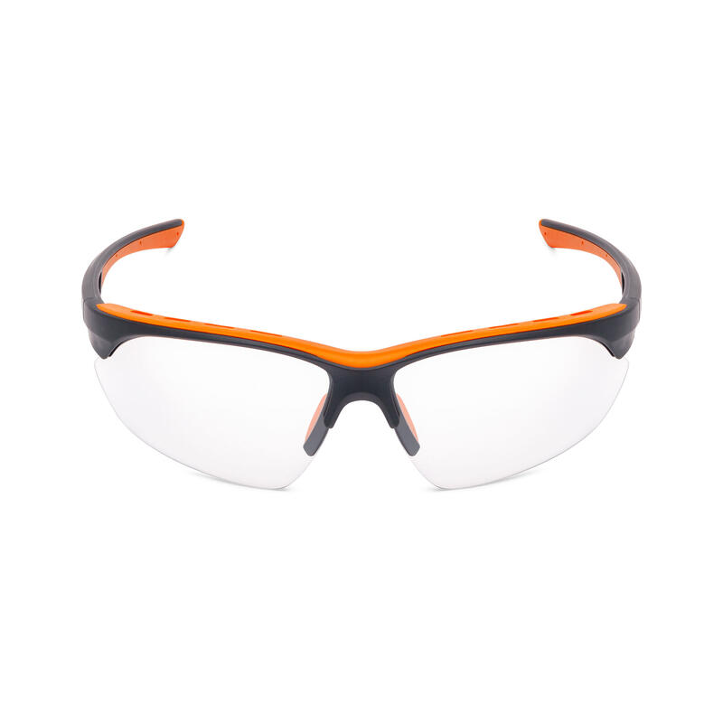 Occhiale da sole sportivo unisex HORIZON nero arancio lenti FOTOCROMATICHE