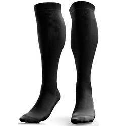 Chaussette de Compression Femme et Homme (20-30mmHg Classe 2) (Blanche, S-M)
