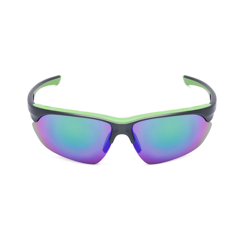 Occhiale da sole sportivo unisex HORIZON grigio verde lenti UV 400