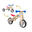 Bikestar mini loopfiets 2 in 1, hout, 7 inch, blauw