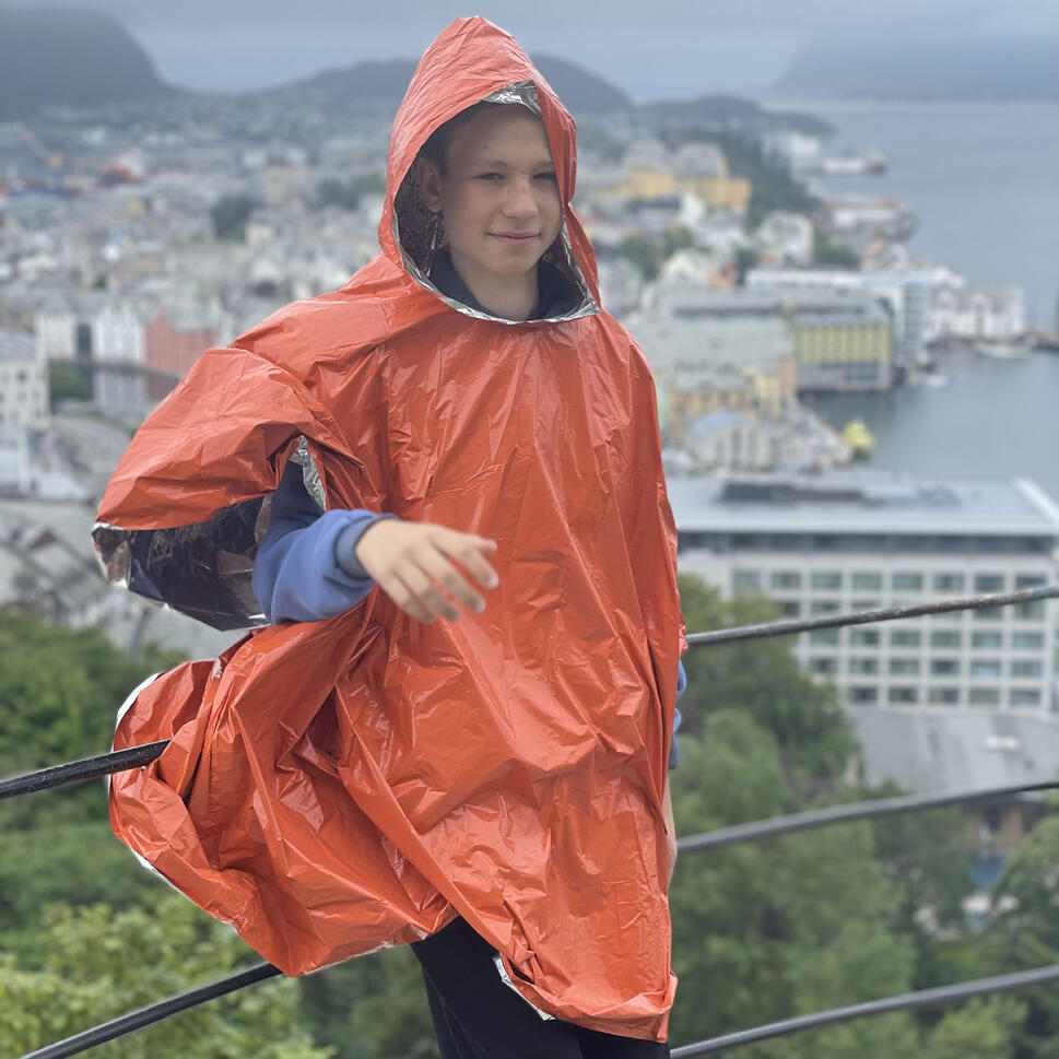 Poncho ratunkowe (4 sztuki) Koc termiczny Mylar, wodoodporny