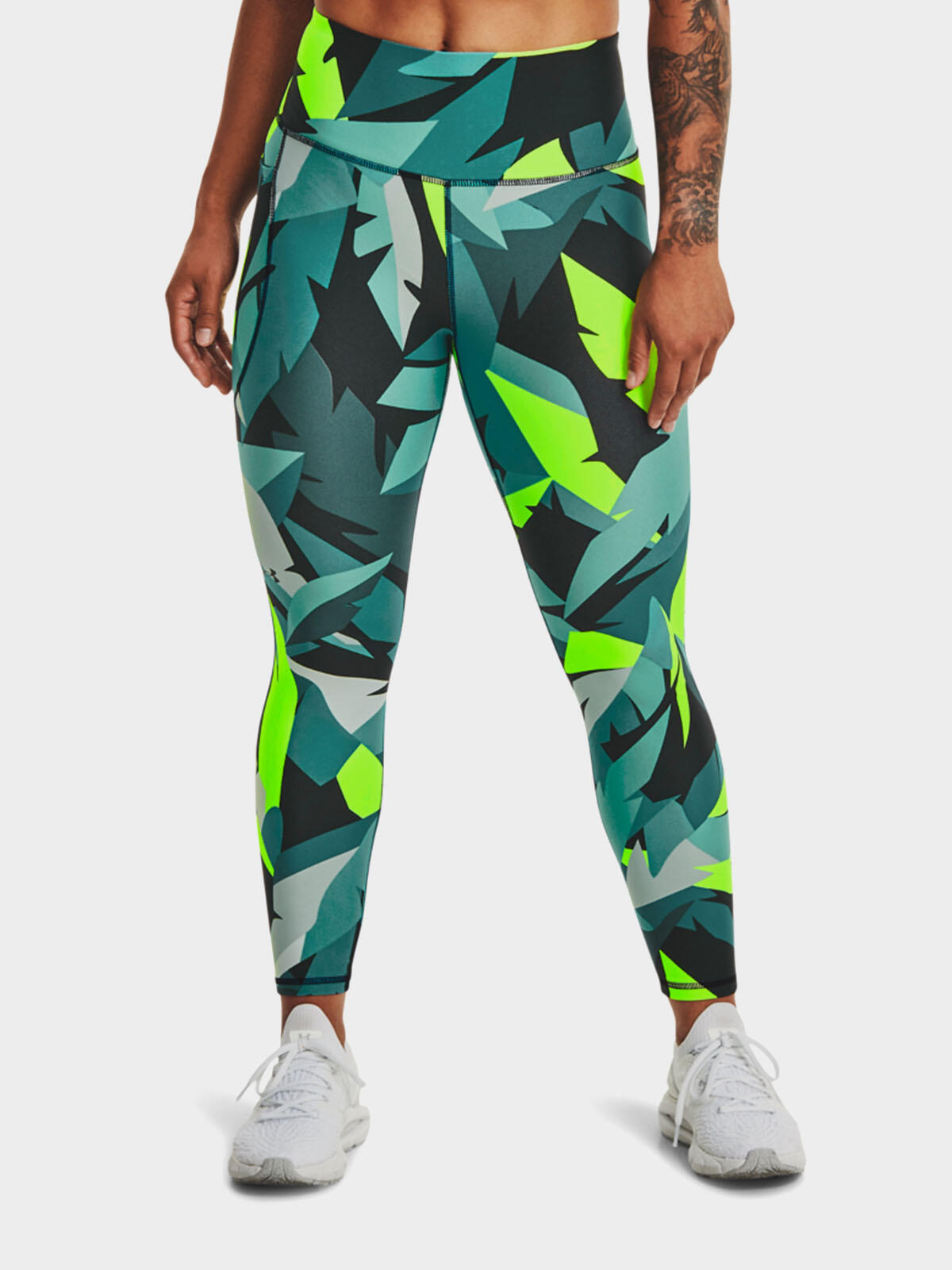 Legginsy treningowe damskie UNDER ARMOUR szybkoschnące termoaktywne 2/7