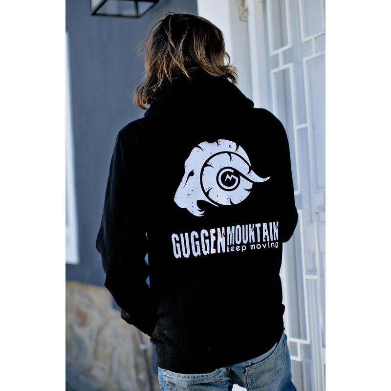 GUGGEN Mountain H06 herenhoodie met rits en fleecehoodie