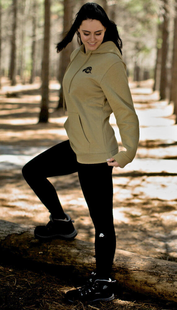 Dameshoodie HW08, fleecehoodie, capuchon met lange mouwen, buiten 6/7