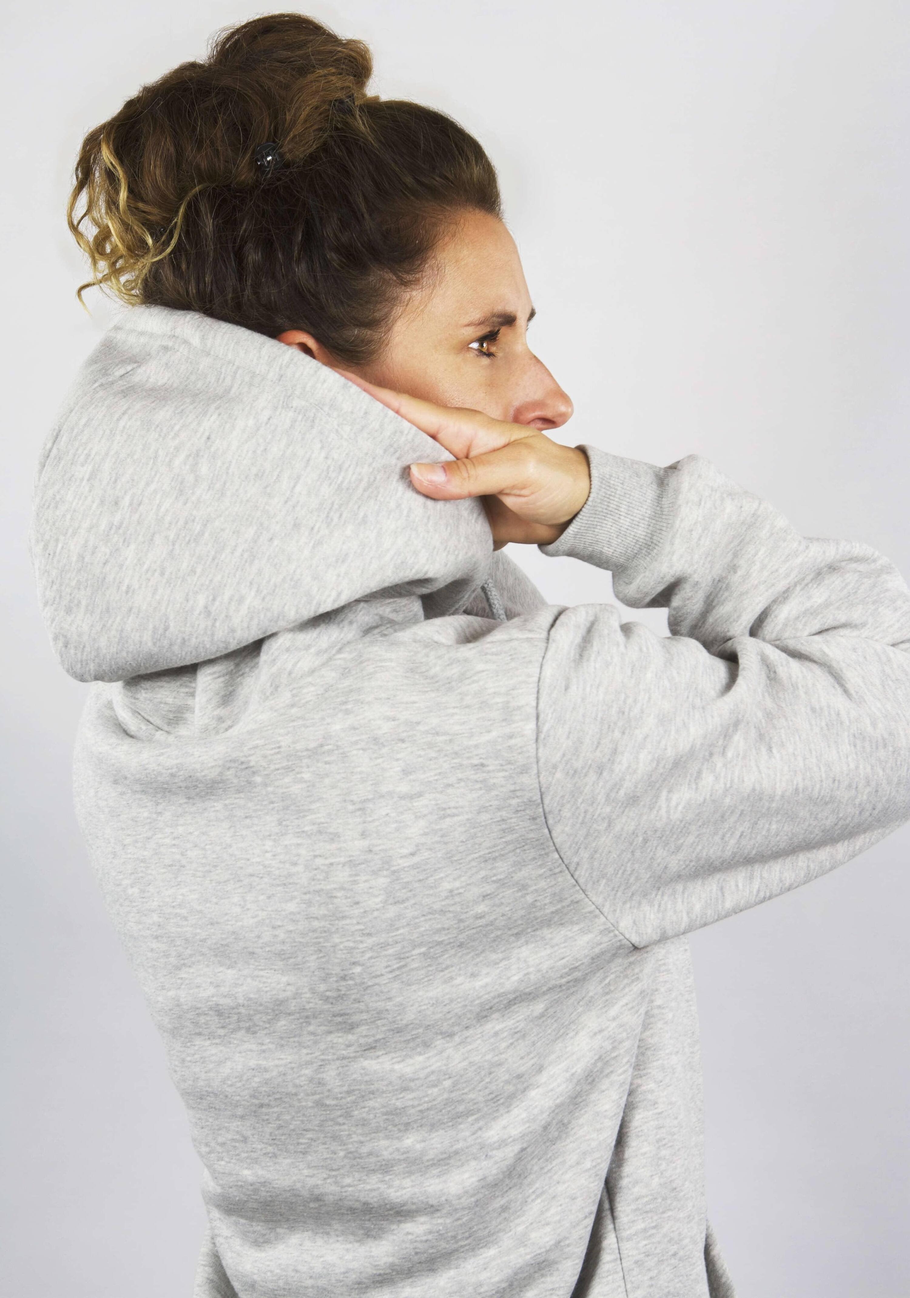 Sweat à capuche en polaire pour femme à manches longues HW08 pour l'extérieur 6/7
