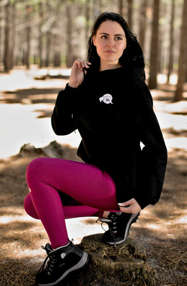 GUGGEN Mountain HW08 Mujer con capucha Pullover Fleece Hoodie de manga larga 3/7
