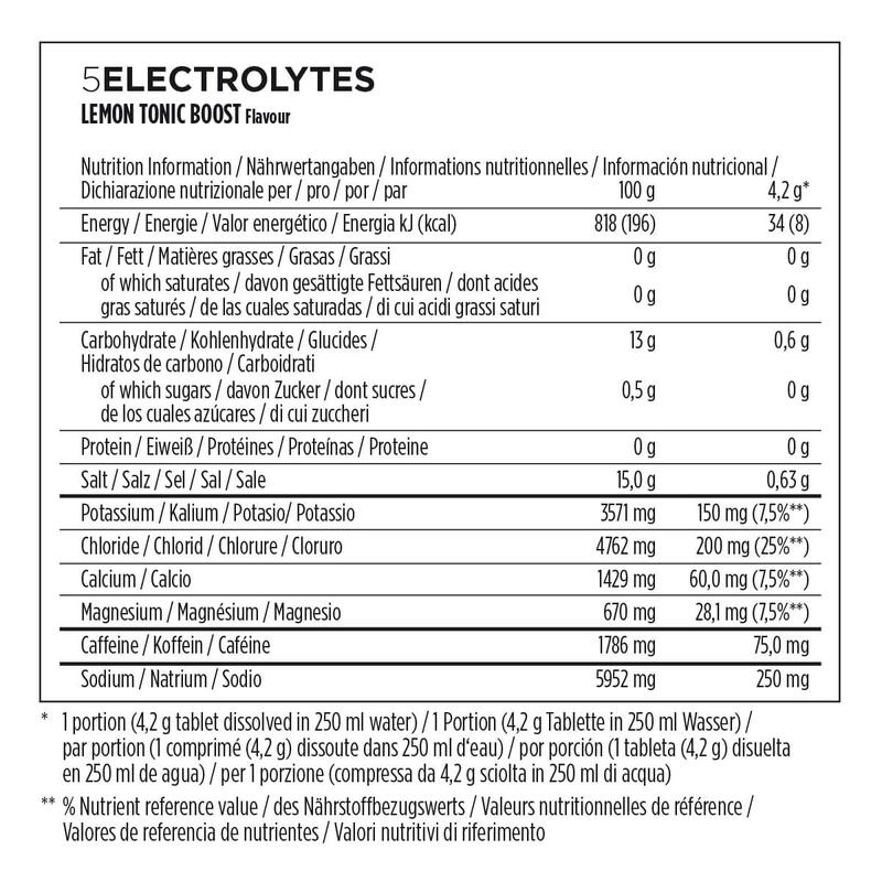 5 Electrolytes 10caps Powerbar (lot de 12)