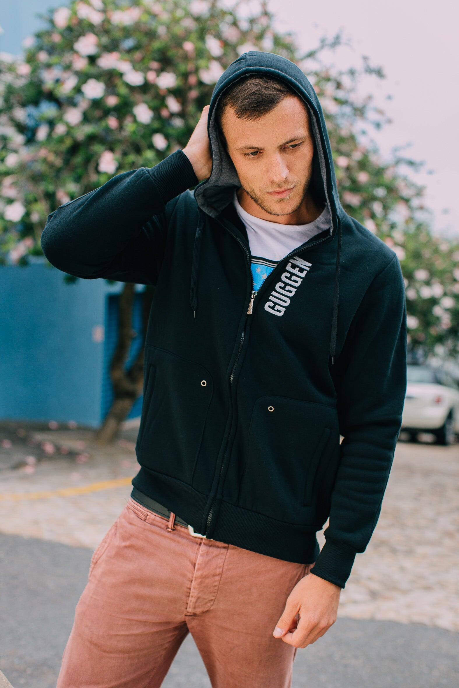 GUGGEN MOUNTAIN 1862 pull à capuche sweat veste pull à capuche sweat à capuche 6/7