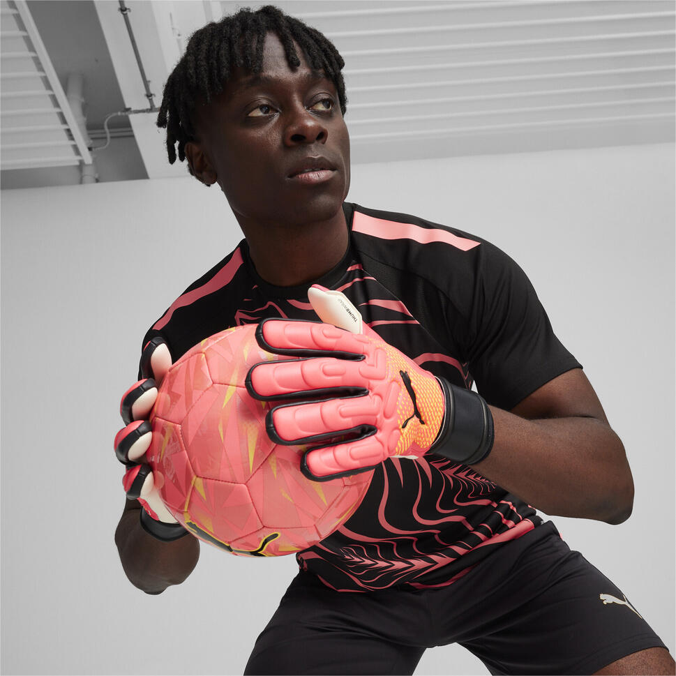 Rękawice bramkarskie FUTURE Match PUMA Sunset Glow Sun Stream Black Pink Orange