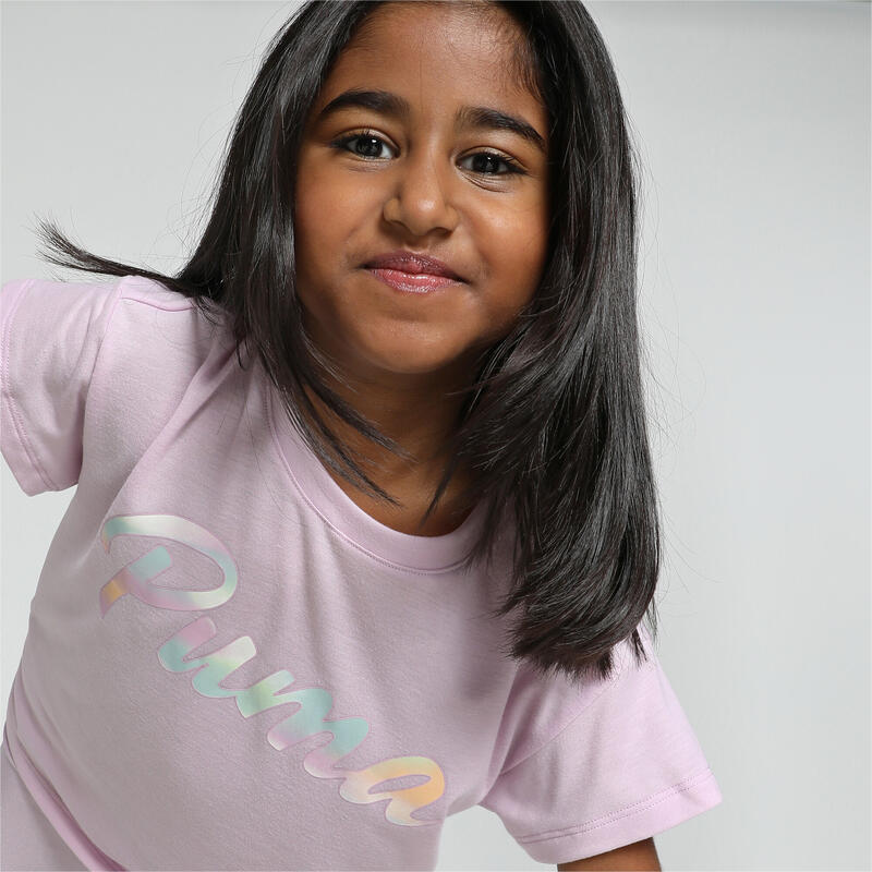 SUMMER DAZE Boyfriend T-shirt voor kinderen PUMA Grape Mist Purple