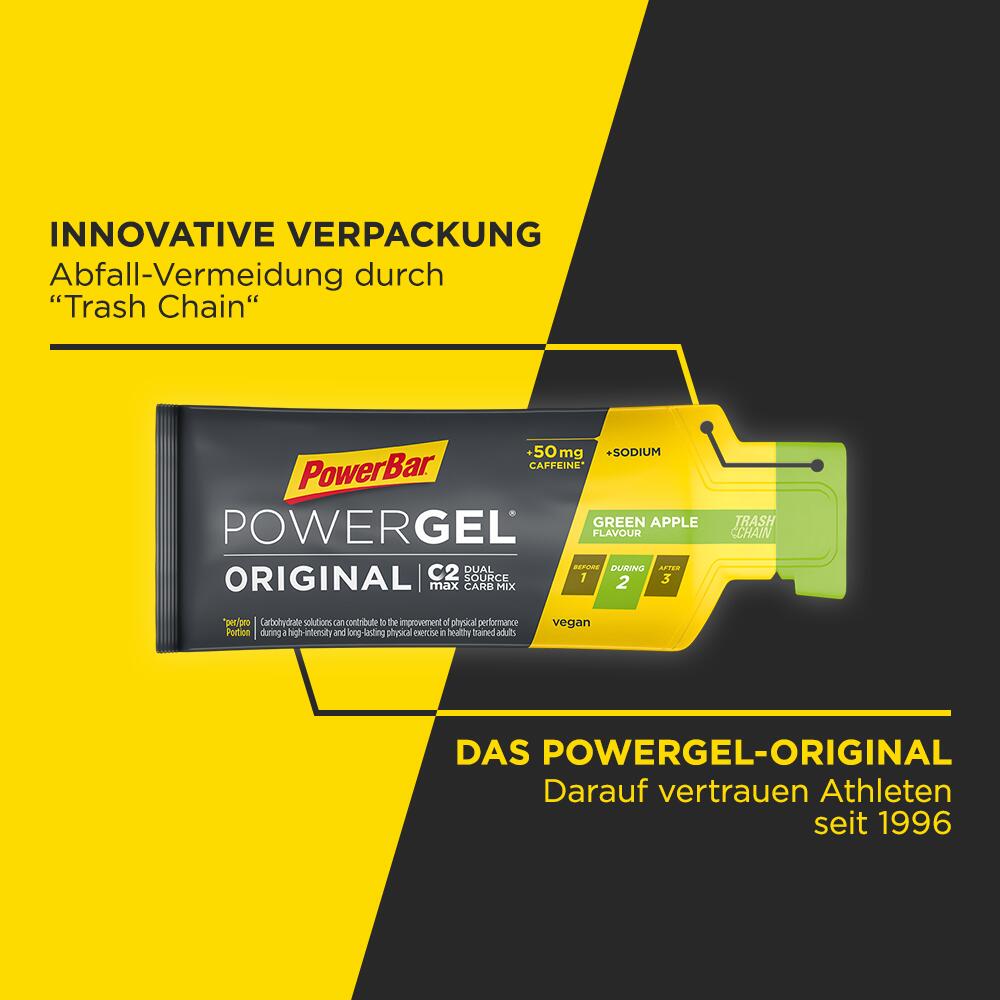 Gel PowerBar PowerGel Original 24x41gr Green Apple 2/7