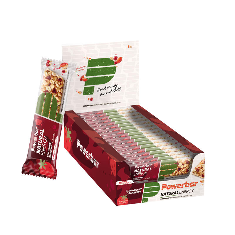 Powerbar Natural Energy reep - Aardbei & Cranberry (18x40g)