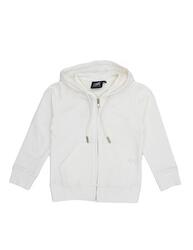 Sweat zippé à capuche fille scintillant