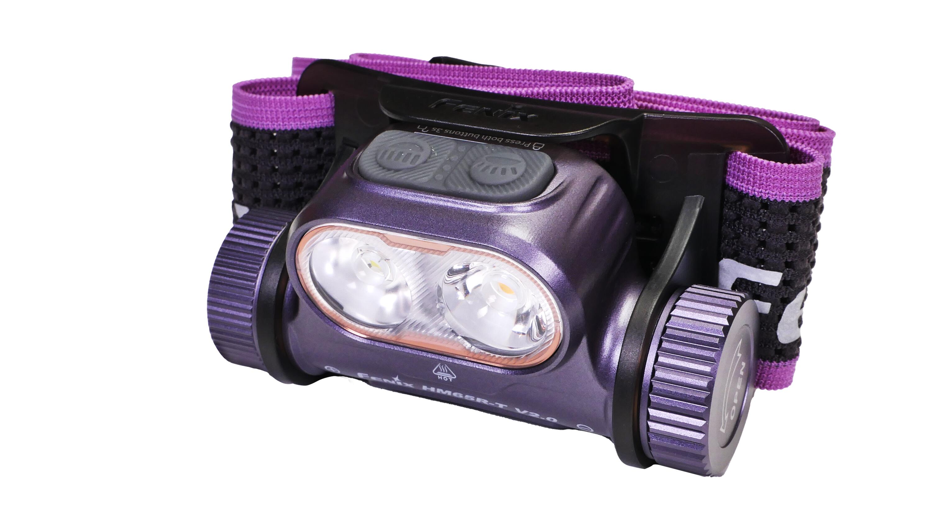 Lampada frontale Fenix HM65R-T V2.0 1600 lm USB‑C nera/nebula 2/3