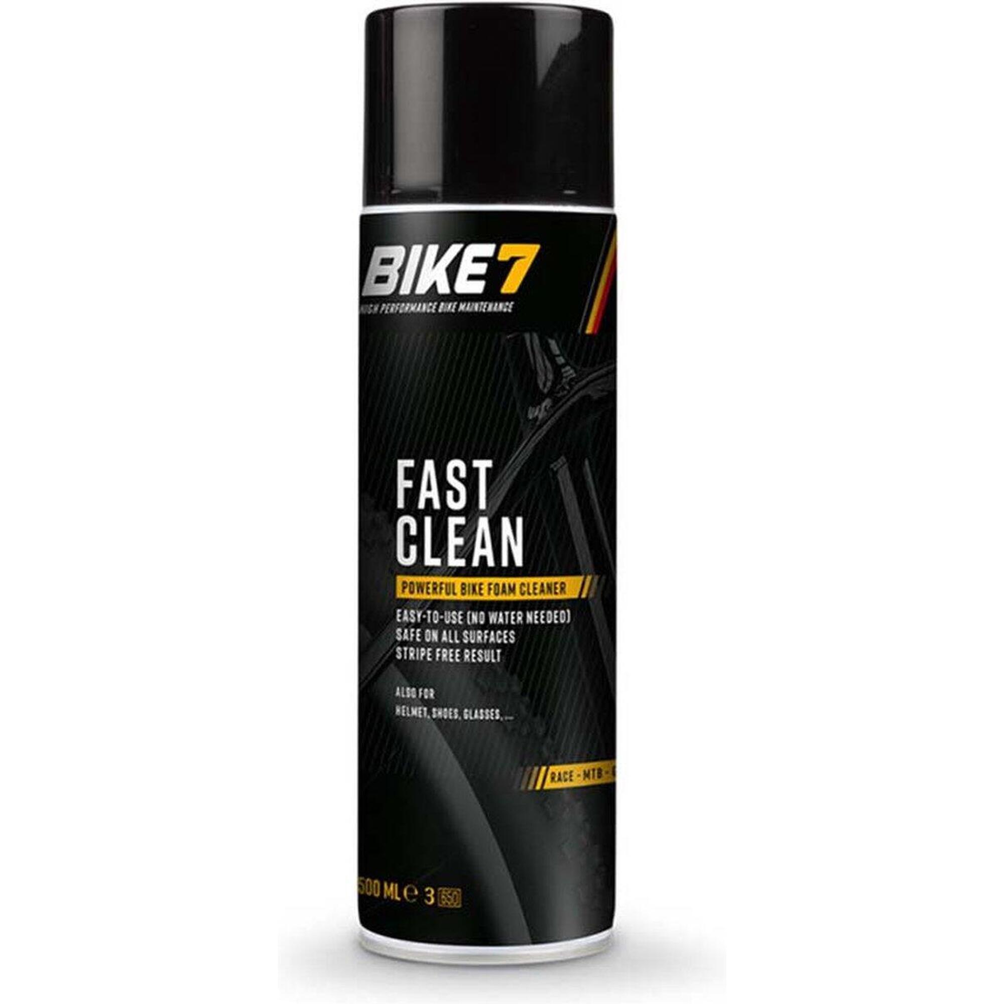Fietsaccessoires krachtige fietsreiniger zonder water - Bike7 Fast Clean 500ml