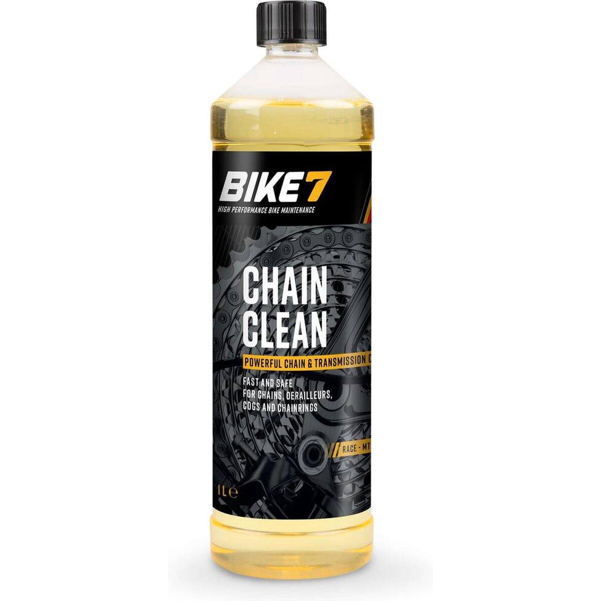 Fahrradzubehör Starker Ketten- und Getriebereiniger - Bike7 Chain Clean 1L