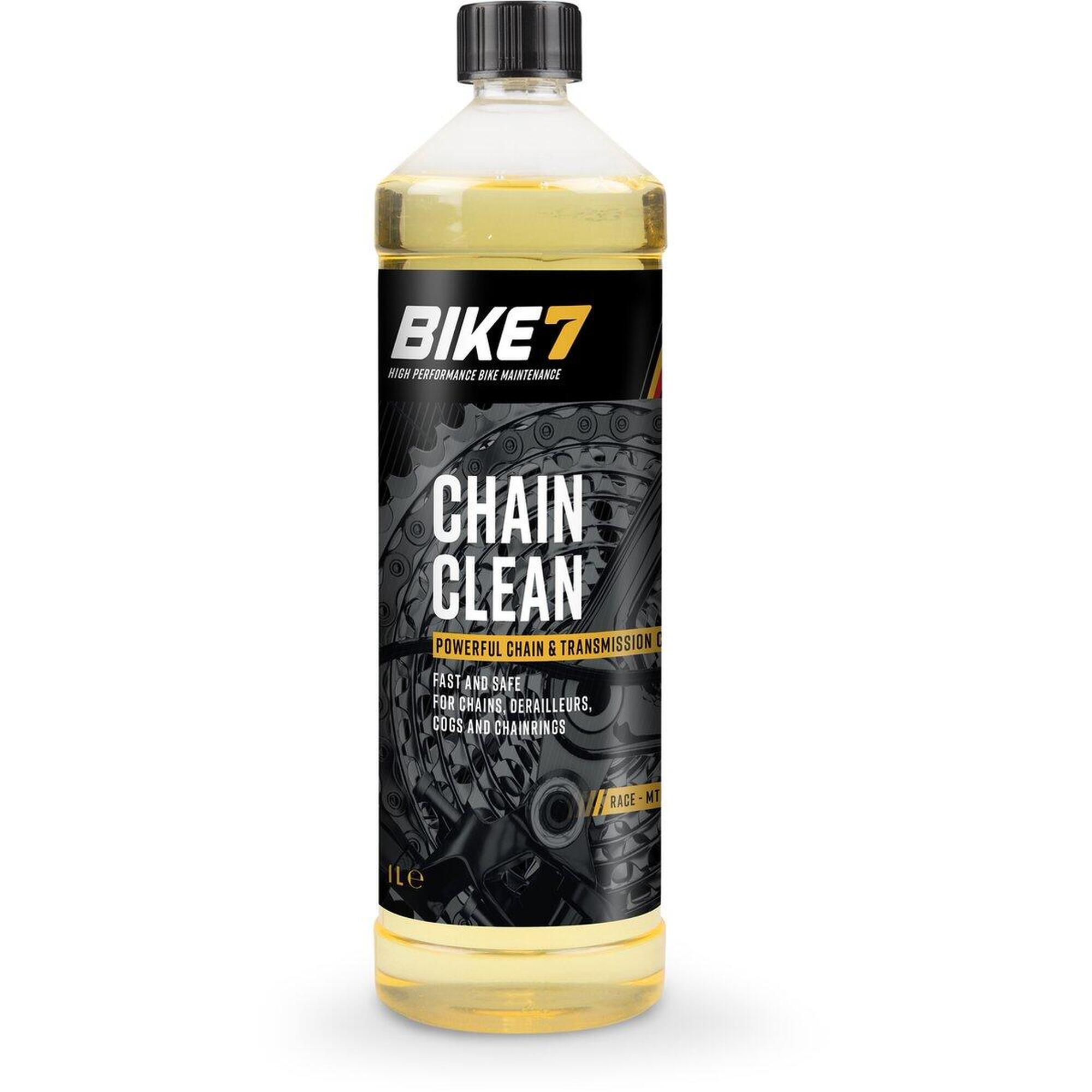 Fahrradzubehör Starker Ketten- und Getriebereiniger - Bike7 Chain Clean 1L