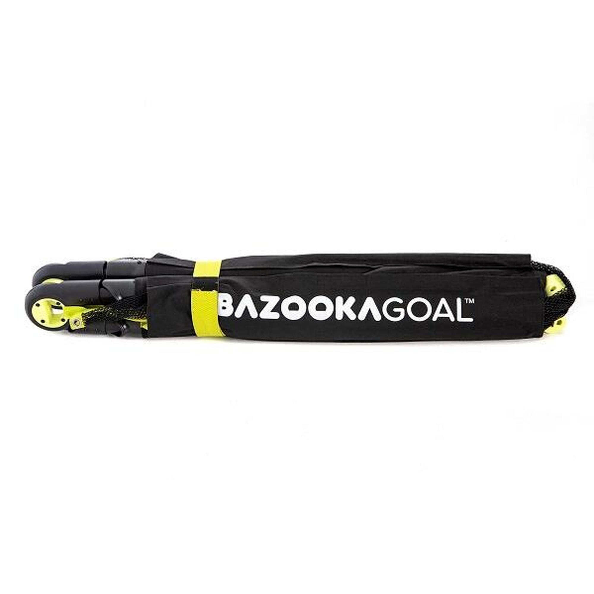 BazookaGoal Mini-Fussballtor Black Edition, 180x90 cm