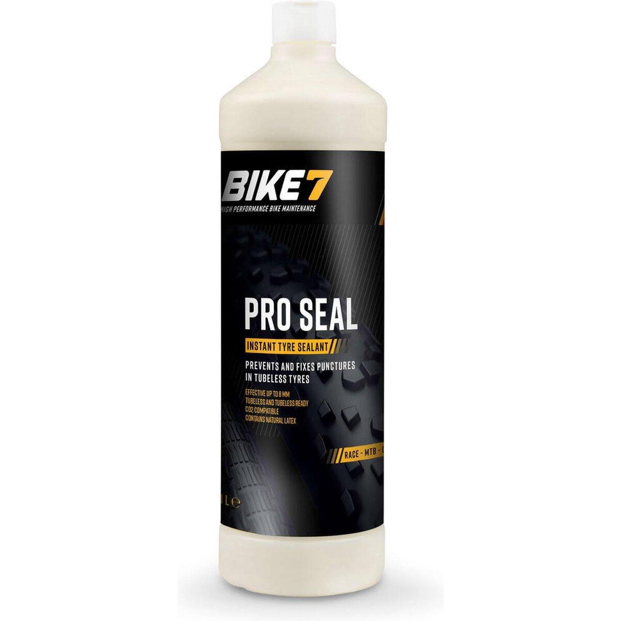 Fietsaccessoires dicht onmiddellijk tubeless banden - Bike7 Pro Seal 1L