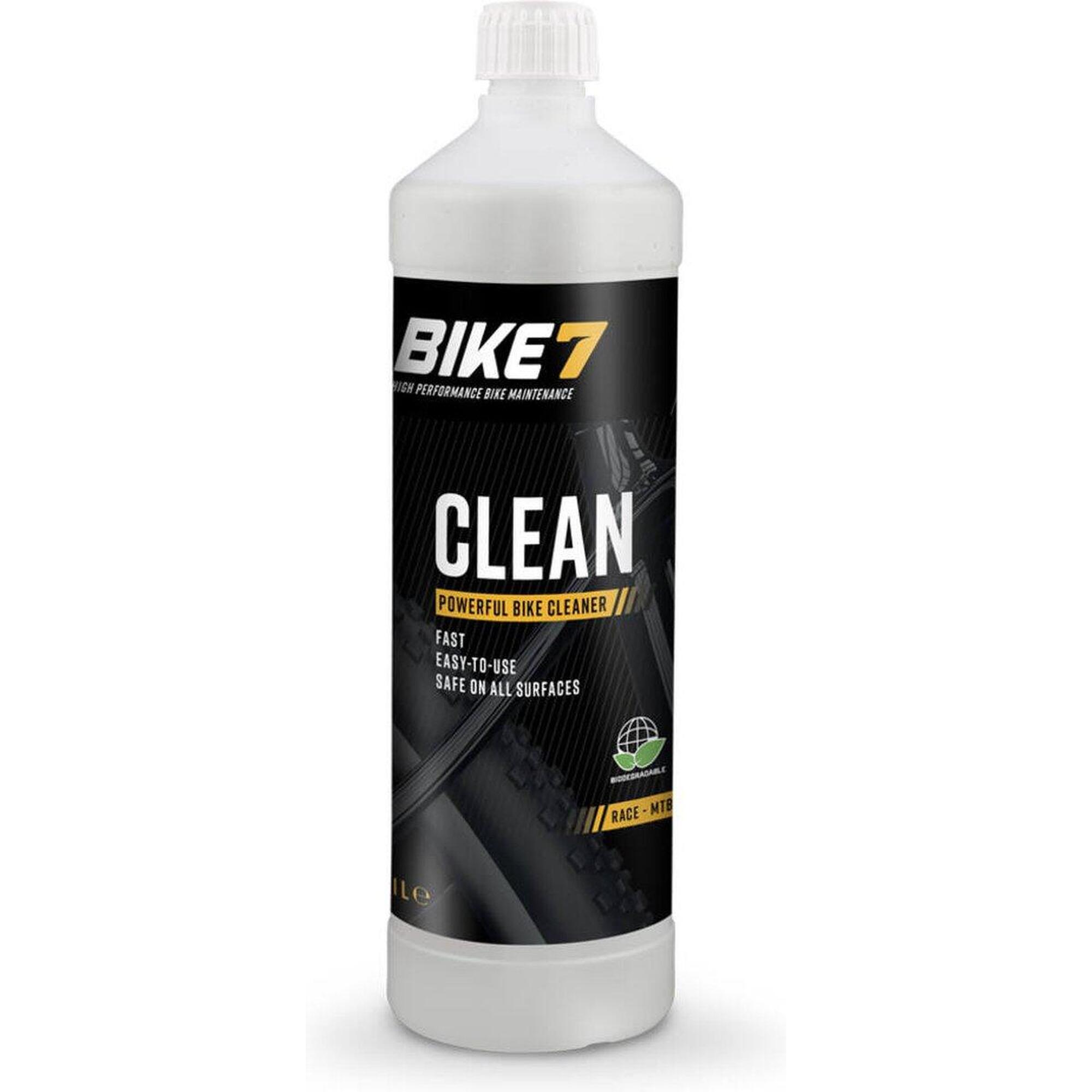 Fahrradzubehör Kraftvoller Reiniger für alle Oberflächen - Bike7 Clean 1L