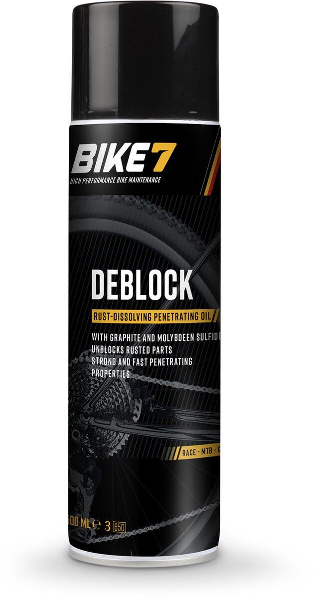 BIKE7 Fietsaccessoires roestoplossend sterk - Bike7 Deblock 500 ml