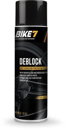 Accessoires vélo débloquant puissant contre la rouille - Bike7 Deblock 500 ml