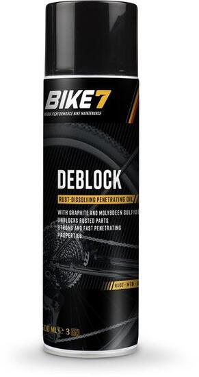 Accessoires vélo débloquant puissant contre la rouille - Bike7 Deblock 500 ml