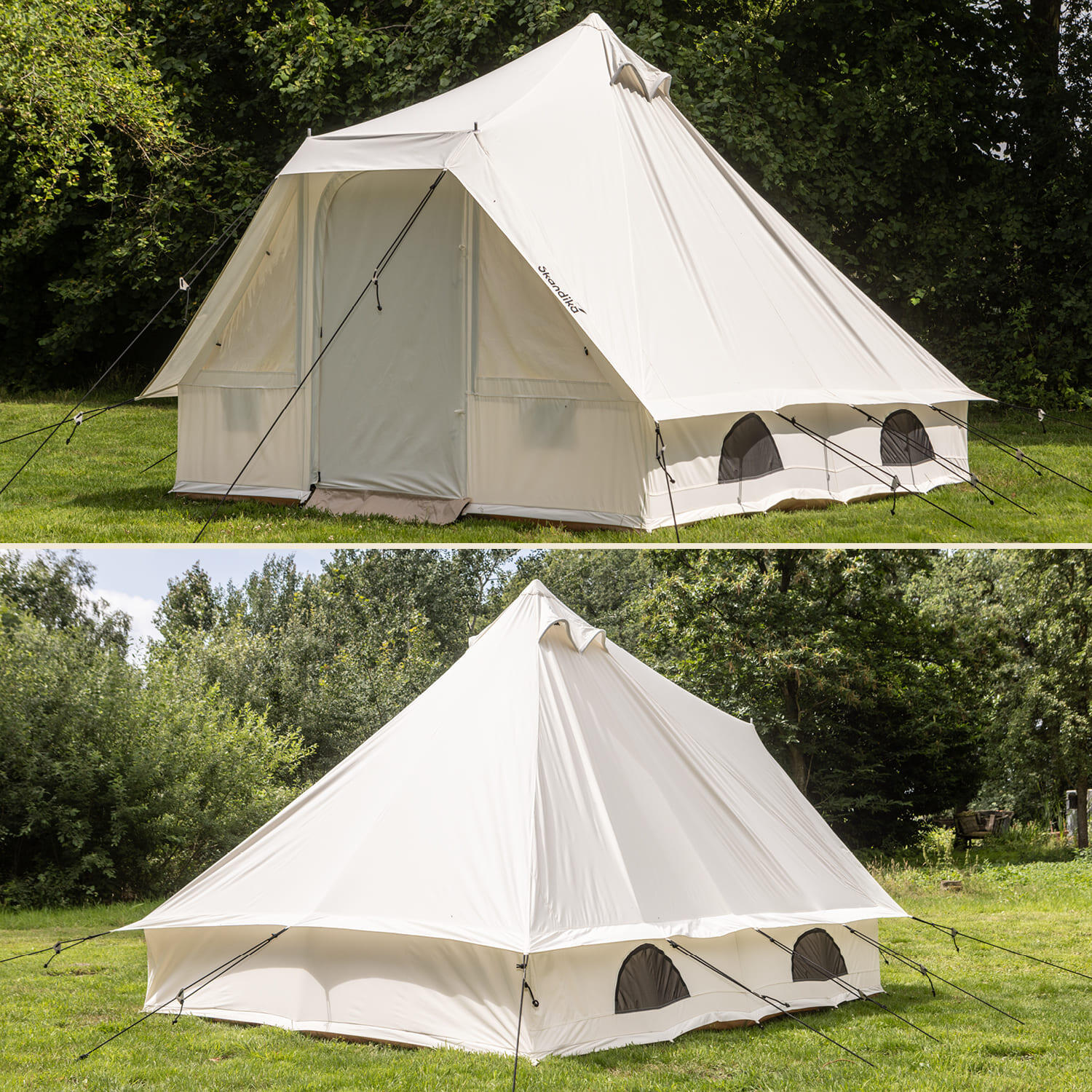 Tipi-Zelt Lodur Protect - 4 Mann Zelt - 290x350cm - eingenähter Zeltboden 5/9