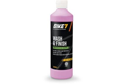 Fahrradzubehör Reinigung Schutz alle Fahrräder - Bike7 Wash & Finish 500ml