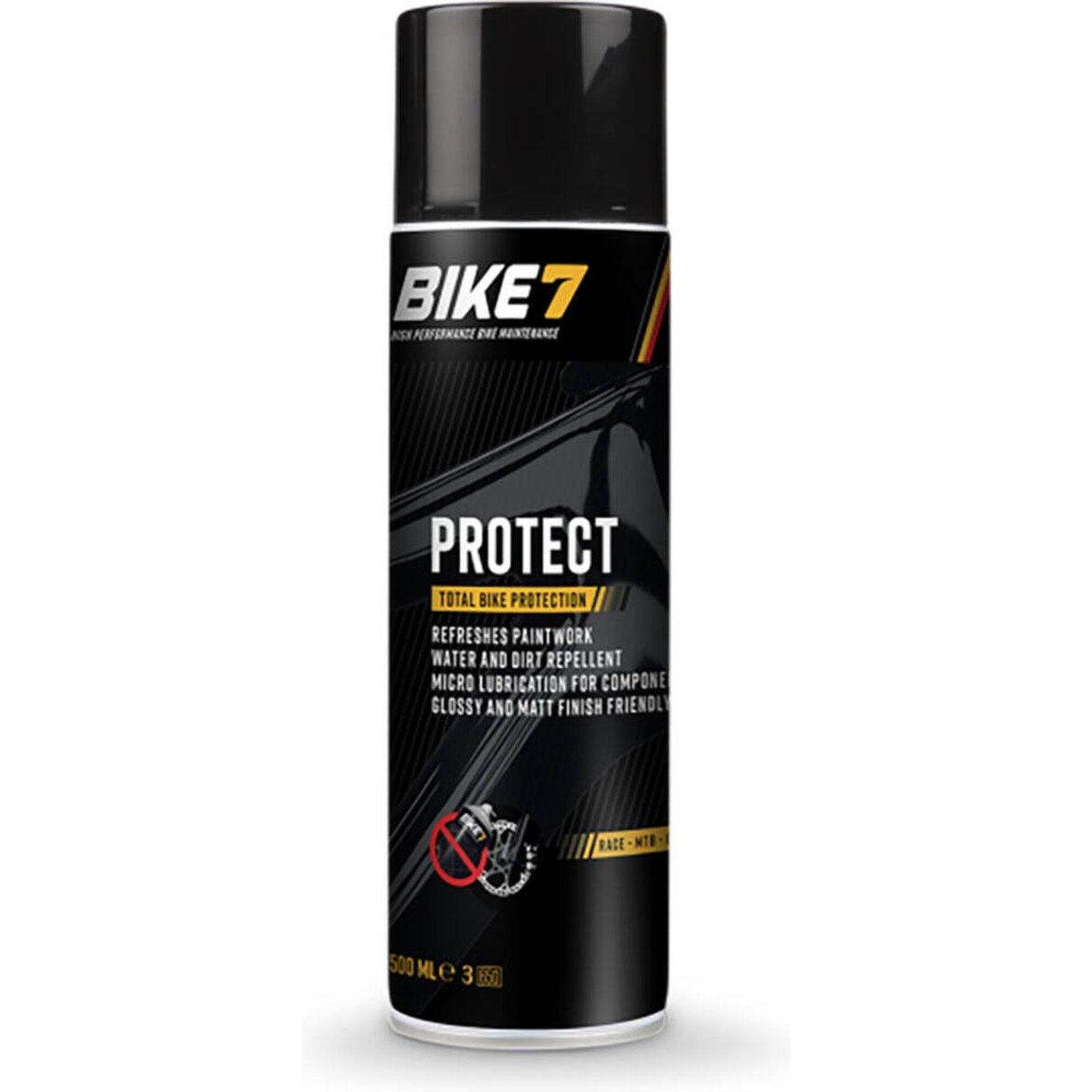 Accessoires vélo hydrofuge et antisalissure - Bike7 Protect & Shine 500 ml