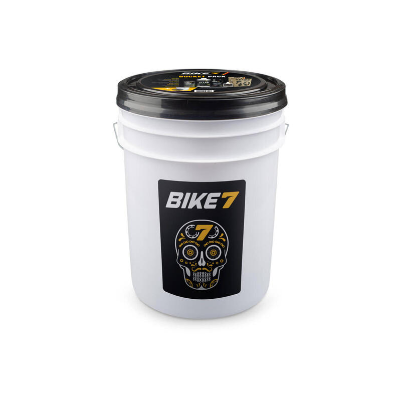 Accessoires vélo entretien complet - Bike7 Bucket Pack 7 articles