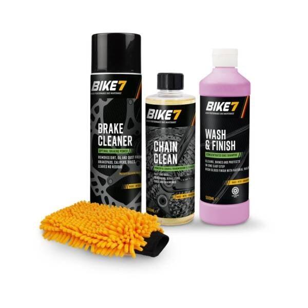 Fietsaccessoires volledig onderhoud - Bike7 Cleaning Kit 5 items