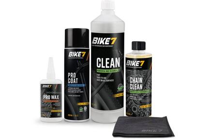 Accessoires vélo entretien complet - Bike7 Clean & Care 6 articles