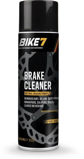 Fahrradzubehör Optimale Bremsleistung - Bike7 Brake Cleaner Spray 500ml