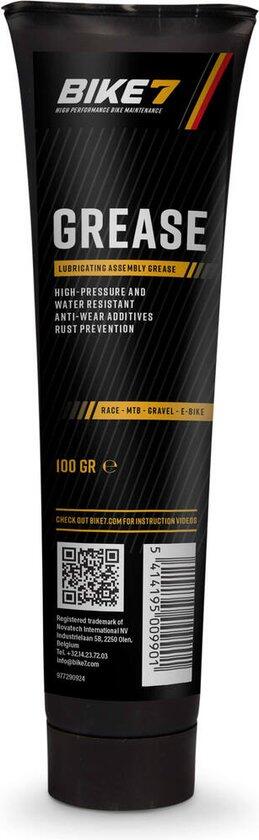 Fietsaccessoires druk en waterbestendig smerend montagevet - Bike7 Grease 100gr 2/2