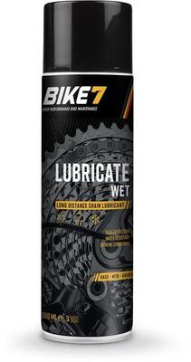 Fietsaccessoires lange afstanden kettingsmeermiddel - bike7 lubricate wet 500ml