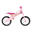 Bikestar, houten loopfiets, 10 inch wielen, roze