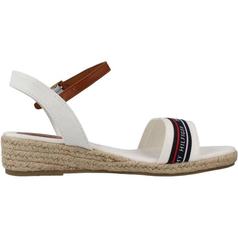 Sandalias Niña Tommy Hilfiger Rope Wedge Blanco