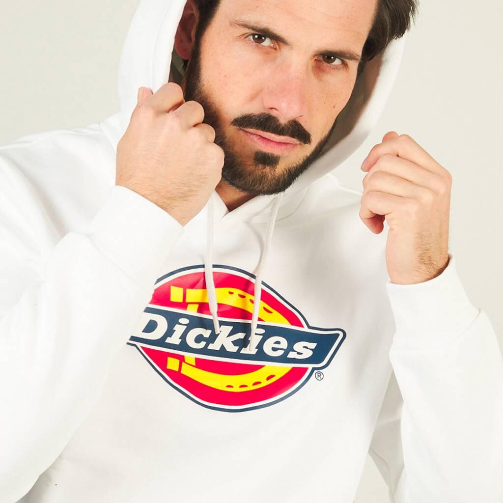 Sudaderas Hombre Dickies Icon Logo Hoodie Blanco 4/5