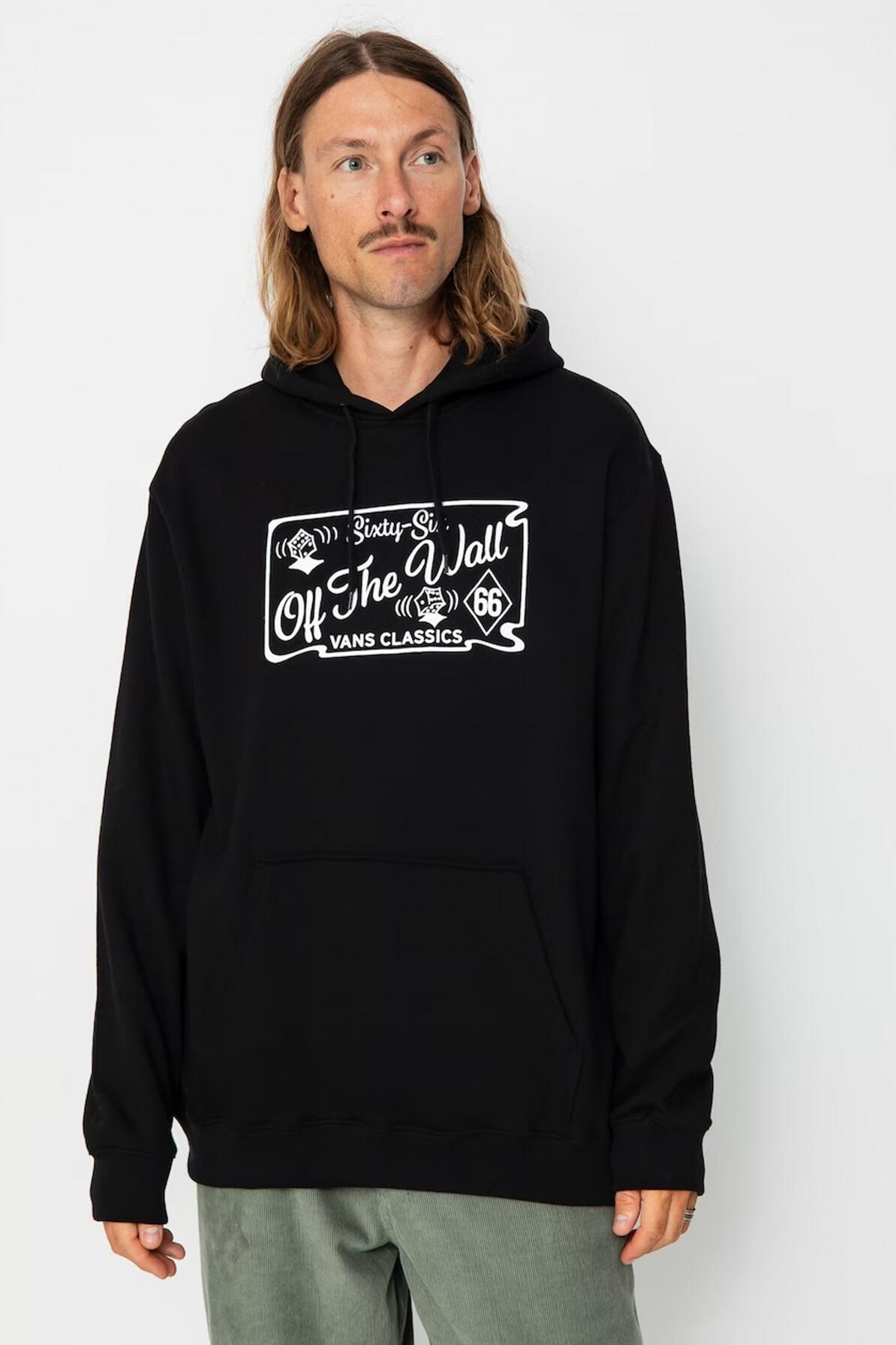 Sudaderas Hombre Vans Diced Po Negro 5/5