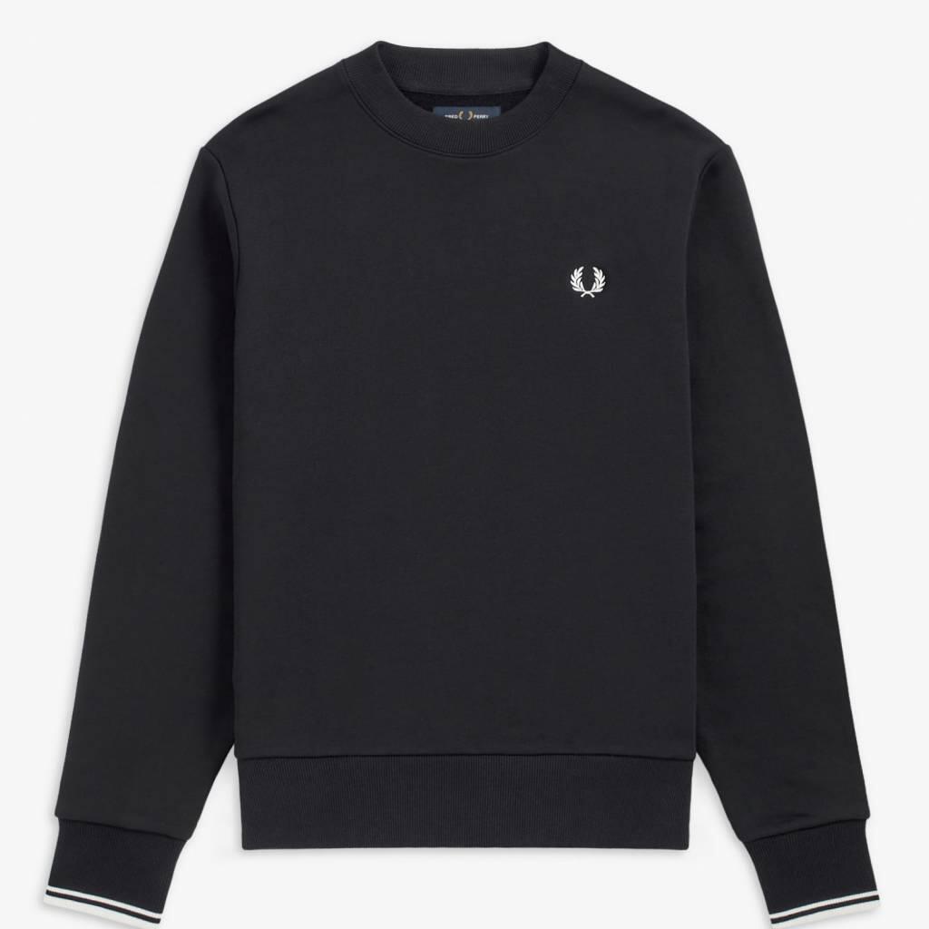 Sweat-shirt Fred Perry Modèle Crew Neck Couleur Bleu 2/5