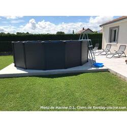 Intex piscine Graphite Panneau 478 x 124 cm