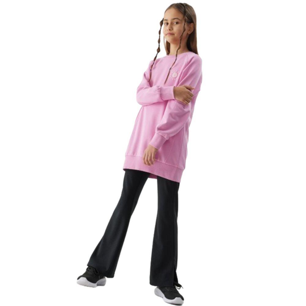 CAMISOLA SEM CAPUZ MENINA Algodão OVERSIZE 4F TSWSF0946. Light pink 2/4